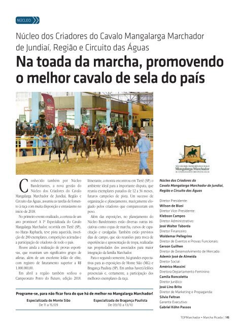 Revista TOP Marchador - Especial Marcha Picada #02