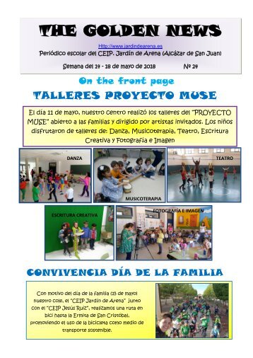 THE GOLDEN NEWS. Nº 24. 2017/2018