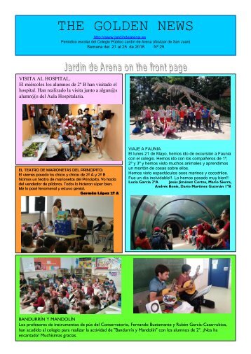 THE GOLDEN NEWS. Nº 25. 2017/2018