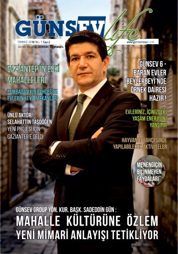 Günsev Life Dergisi 2. Sayı (Günsev Group Kurumsal Dergisi) 