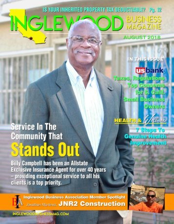 Inglewood Business Magazine August 2018