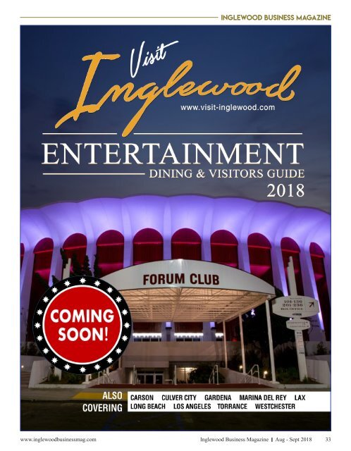 Inglewood Business Magazine August 2018