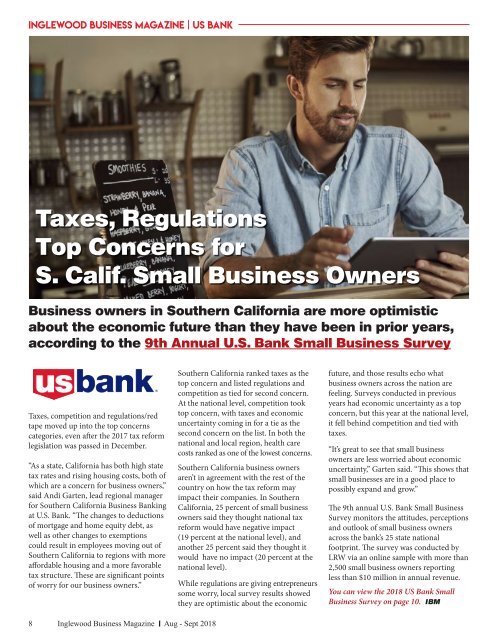 Inglewood Business Magazine August 2018