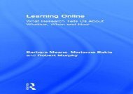 Download Learning Online: What Research Tells Us About Whether, When and How Online