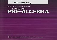 #PDF~ Holt McDougal Larson Pre-Algebra: Common Core Solutions Key (pdf,epub,txt)