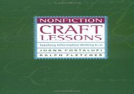 Download Nonfiction Craft Lessons: Teaching Information Writing K-8 epub ready