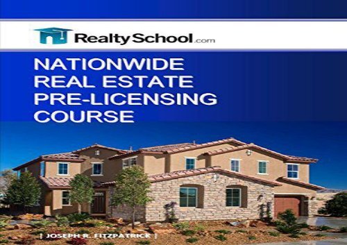 Audiobook Nationwide Real Estate Pre-licensing Course kindle ready