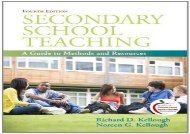 [PDF] Secondary School Teaching: A Guide to Methods and Resources Full Ebook