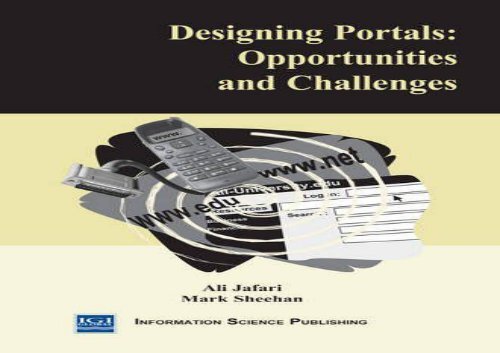 Free Download Designing Portals: Opportunities and Challenges kindle ready