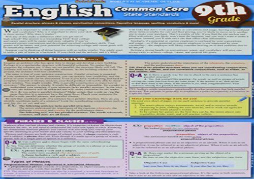 Free Download English Common Core 9th Grade Online