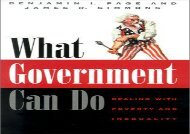 Read What Government Can Do: Dealing with Poverty and Inequality (American Politics   Political Economy S.) | pDf books