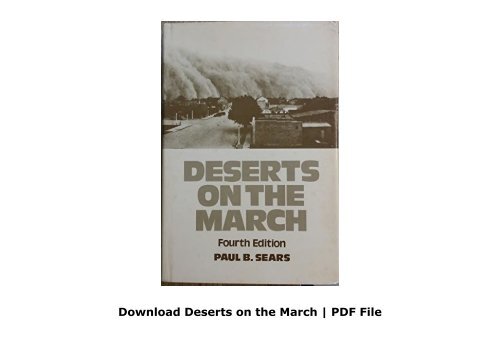 Download Deserts on the March | PDF File