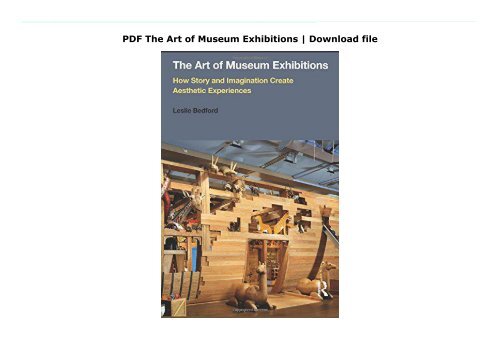 PDF The Art of Museum Exhibitions | Download file