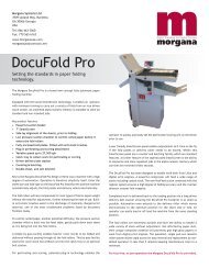 USA 2010 DocuFold Pro Data Sheet.pdf - Morgana USA