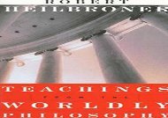 PDF Teachings from the Worldly Philosophy | pDf books