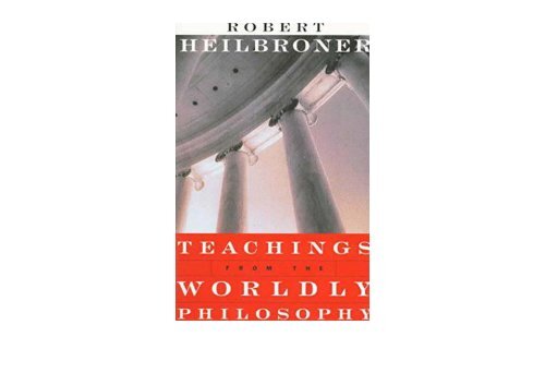 PDF Teachings from the Worldly Philosophy | pDf books