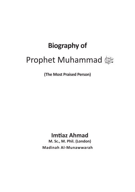 Biographyofprophet