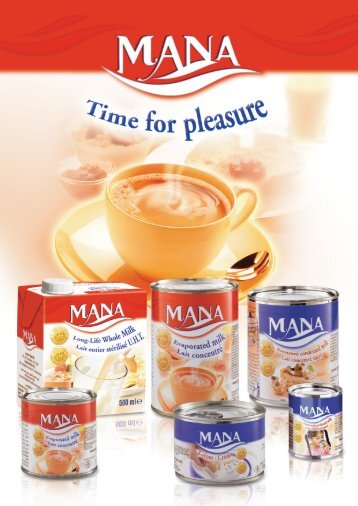 Mana is a high quality brand made from pure fresh cow's milk, which ...