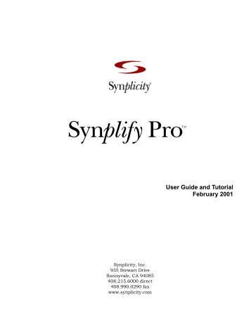 Synplify Pro User Guide