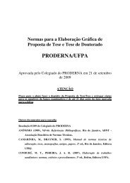 Normas para a Elaboração Gráfica de Proposta de Tese ... - Proderna