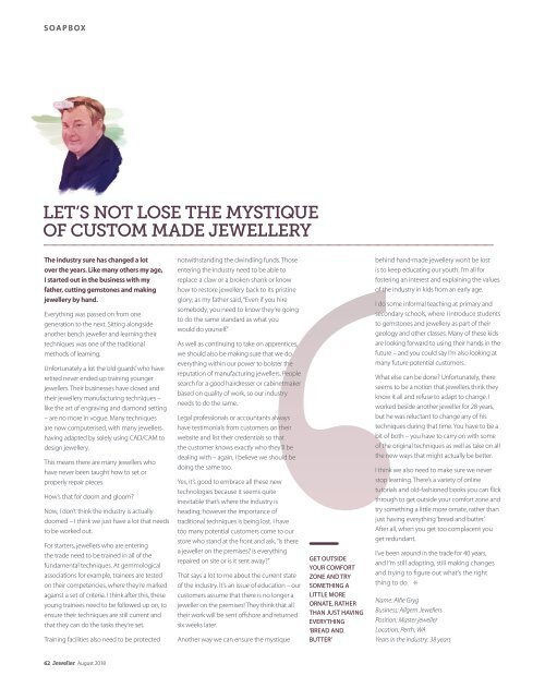 Jeweller - August Issue 2018