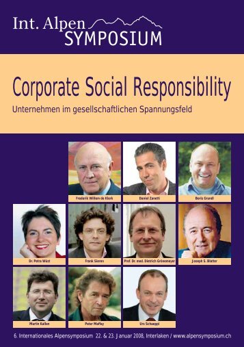 Corporate Social Responsibility - Swiss