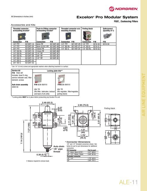 ALE-2 Excelon Pro Design Advantage - Norgren Pneumatics ...