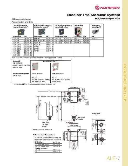 ALE-2 Excelon Pro Design Advantage - Norgren Pneumatics ...