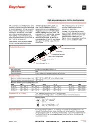 H56825 VPL Datasheet - Tyco Thermal Controls