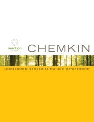 Chemistry Simulation Enables Clean Technology ... - Reaction Design