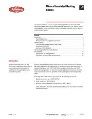 Design Guide for Mineral Insulated Cables - Tyco Thermal Controls