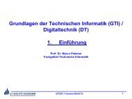 Grundlagen der Technischen Informatik (GTI) / Digitaltechnik (DT) 1 ...