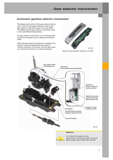 SSP363 Audi Q7 - Power Transmission / Transfer Case ... - Volkspage