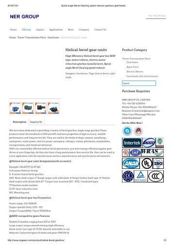 Spiral angle Bevel Gearing speed reducer gearbox gearheads