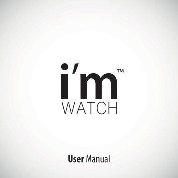i'm Watch | User Manual - support - i'm Watch