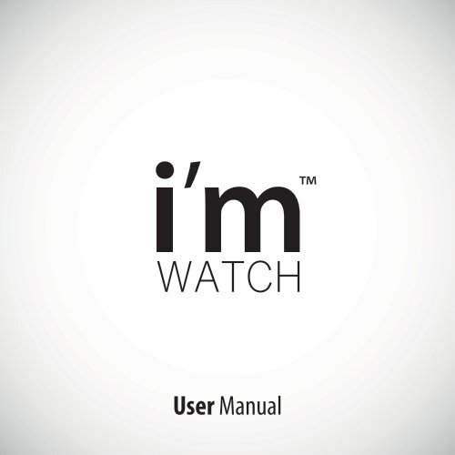 i'm Watch | User Manual - support - i'm Watch