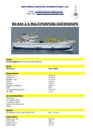 BS-644 3 X MULTIPURPOSE SISTERSHIPS - Marinedigital.com