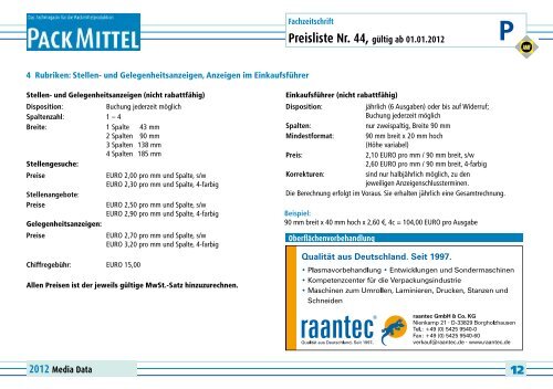 Wochenblatt Media 2007 - packmittel-dfv.de