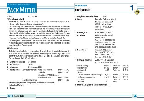 Wochenblatt Media 2007 - packmittel-dfv.de