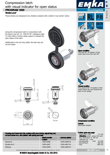 EMKA ECHO 2012 Catalogue supplement EN - EMKA Beschlagteile