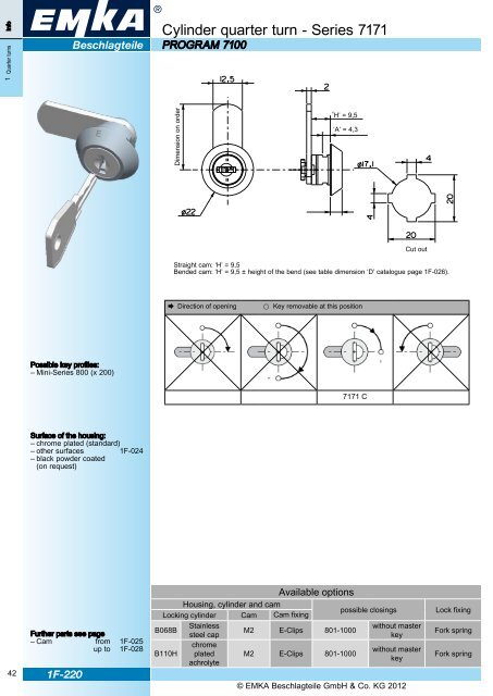 EMKA ECHO 2012 Catalogue supplement EN - EMKA Beschlagteile