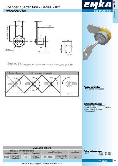 EMKA ECHO 2012 Catalogue supplement EN - EMKA Beschlagteile