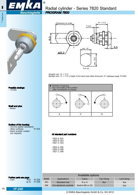 EMKA ECHO 2012 Catalogue supplement EN - EMKA Beschlagteile