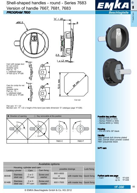 EMKA ECHO 2012 Catalogue supplement EN - EMKA Beschlagteile