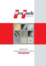 Pumpenpackungen - ProPack AG