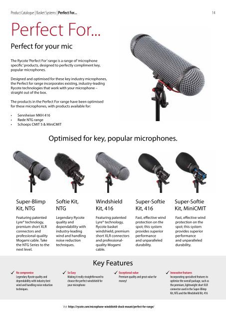 Rycote Product Catalogue 2018