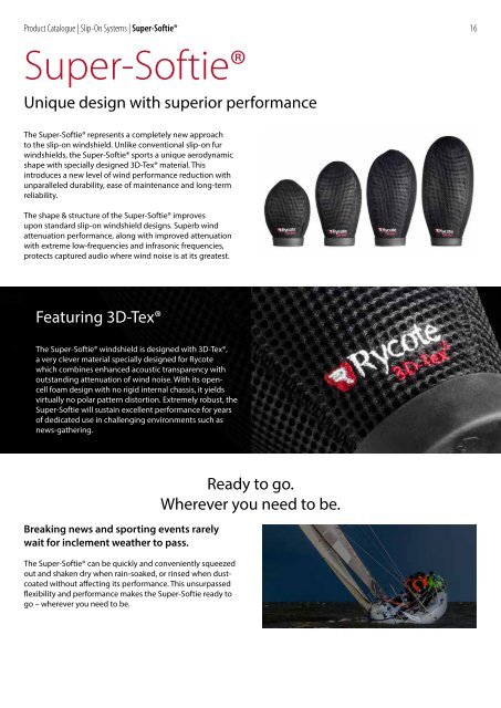 Rycote Product Catalogue 2018