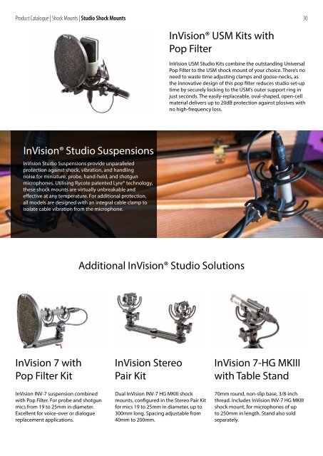 Rycote Product Catalogue 2018