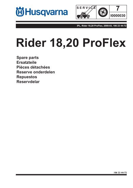 Husqvarna rider 21 proflex 4x4 sale