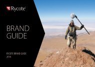 Rycote Brand Guide 2018